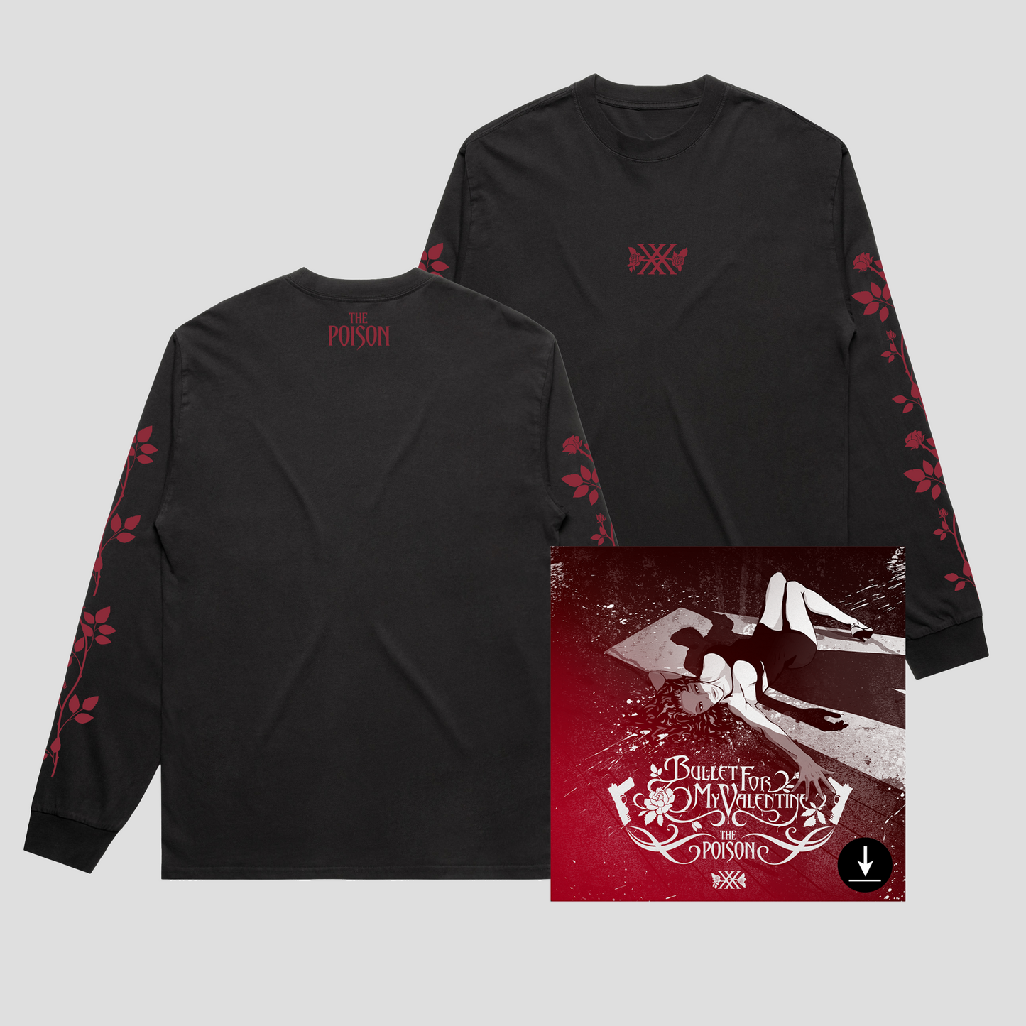 The Poison (20th Anniversary) Long-sleeve T-Shirt + Choice of Music Format