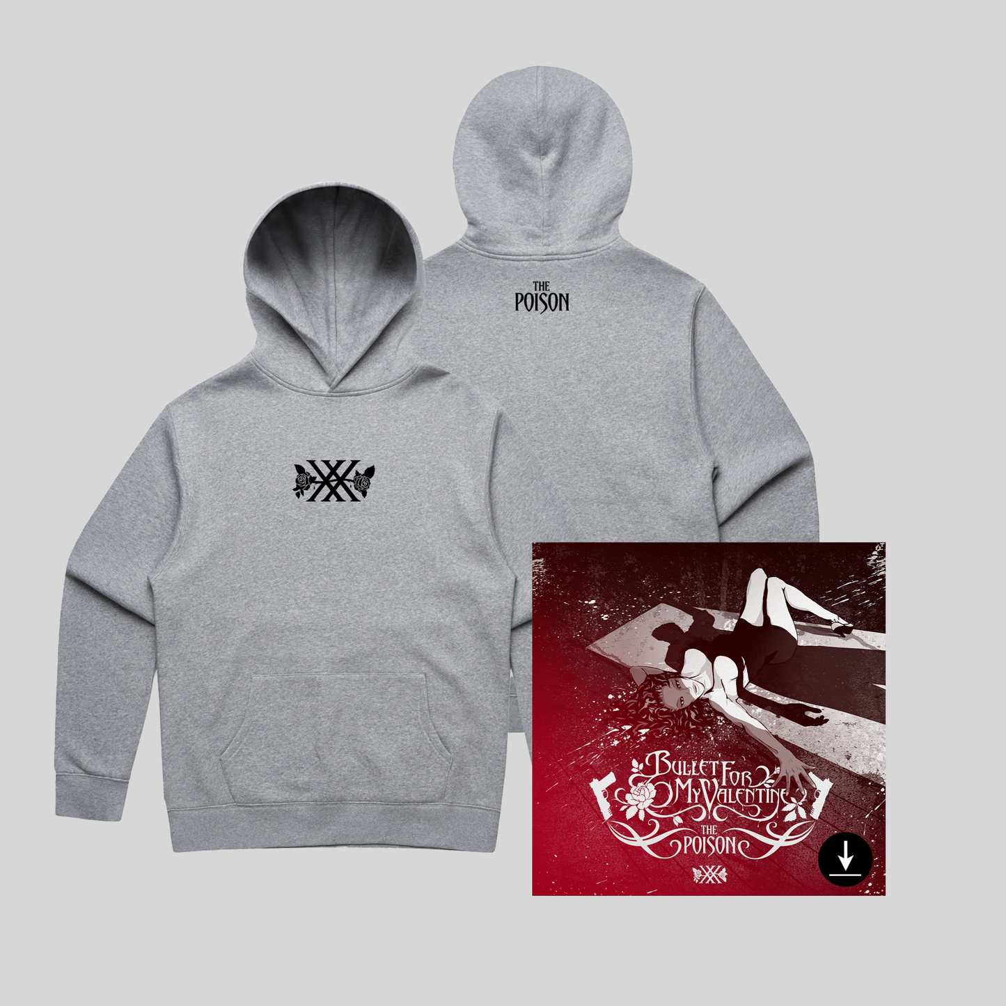 The Poison (20th Anniversary) Hoodie + Choice of Music Format